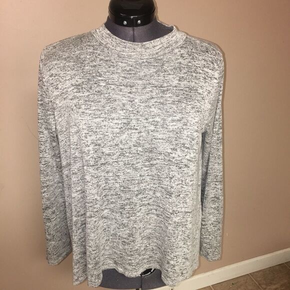 Sweat Tea’s by pink rose gray long sleeve top L - Picture 1 of 5
